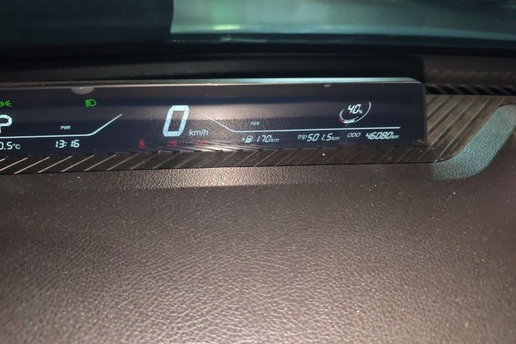Used NETA V 2022 Chao 400 Lite Odometer Close Up