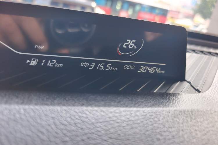 Used NETA V 2022 Chao 400 Lite Odometer Close Up