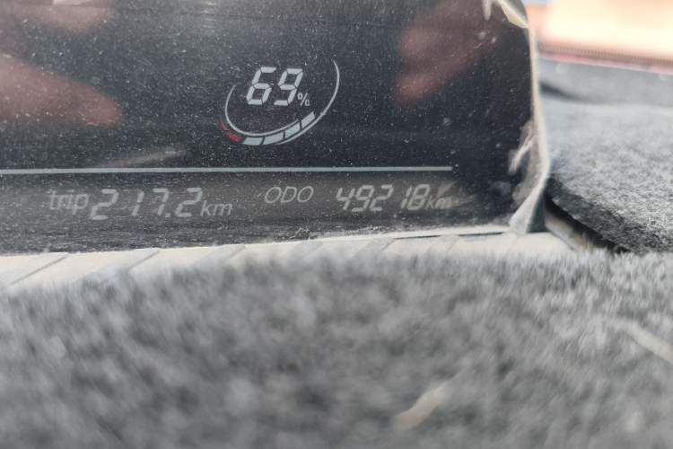 Used NETA V 2022 Chao 300 Lite Lithium Iron Phosphate Odometer Close Up