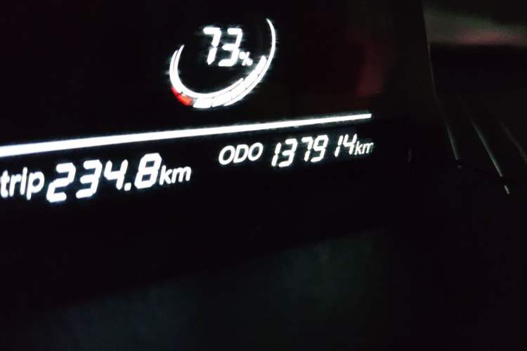 Used NETA V 2022 Chao 400 Lite Odometer Close Up