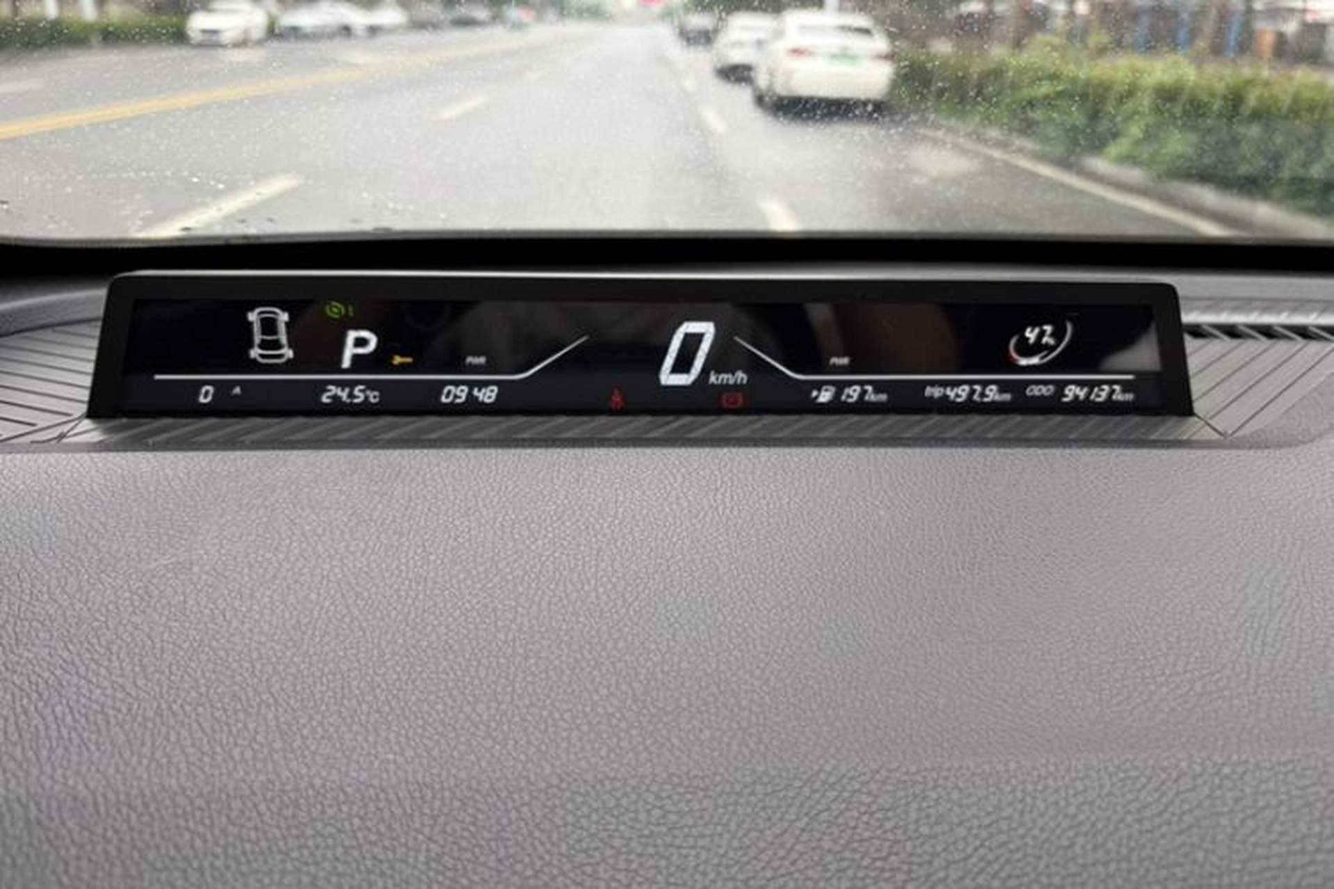 Used NETA V 2022 Chao 400 Lite Odometer Close Up