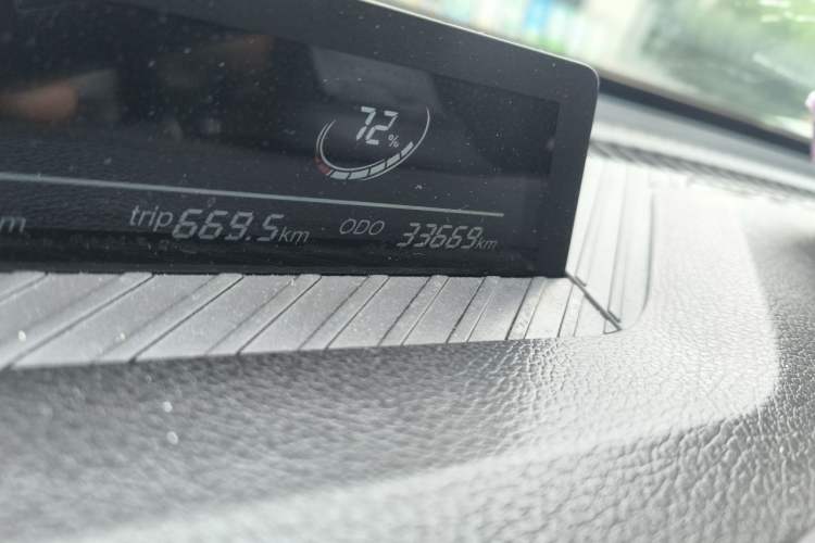 Used NETA V 2022 Chao 400 Lite Odometer Close Up