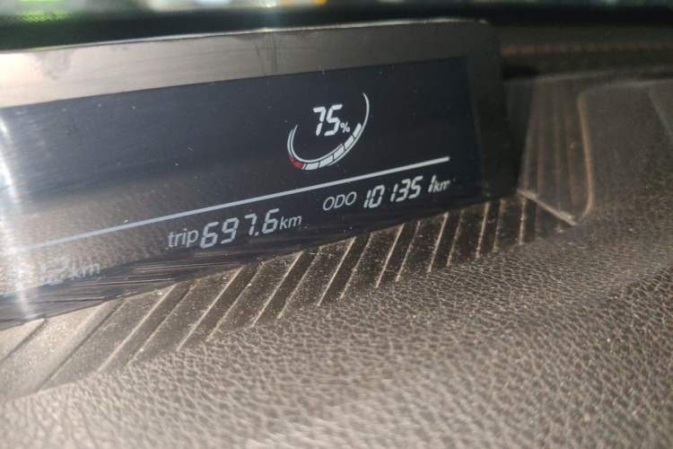 Used NETA V 2022 Chao 400 Lite Odometer Close Up