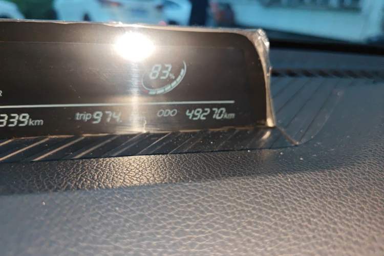 Used NETA V 2022 Long-Range Industry Custom Edition Odometer Close Up
