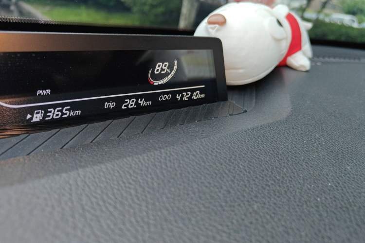 Used NETA V 2022 Pro Long-Range Smart Edition Odometer Close Up