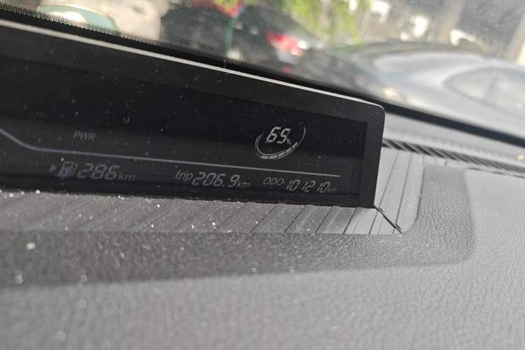 Used NETA V 2022 Long-Range Industry Custom Edition Odometer Close Up