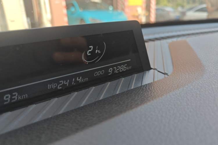 Used NETA V 2022 Chao 400 Lite Odometer Close Up