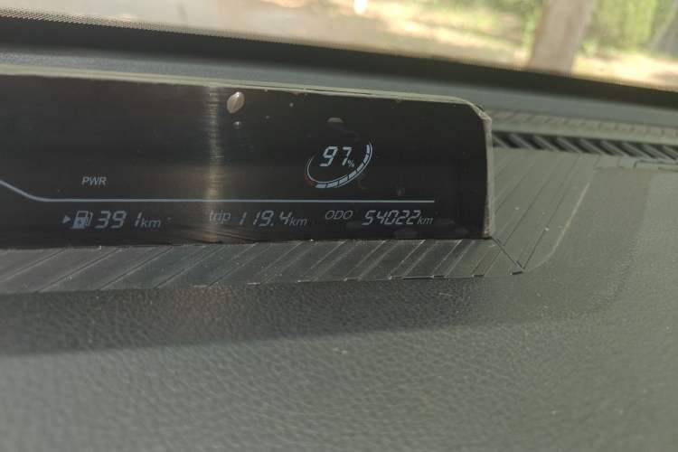 Used NETA V 2022 Chao 400 Lite Odometer Close Up