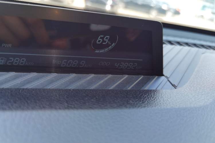Used NETA V 2022 Chao 400 Lite Odometer Close Up