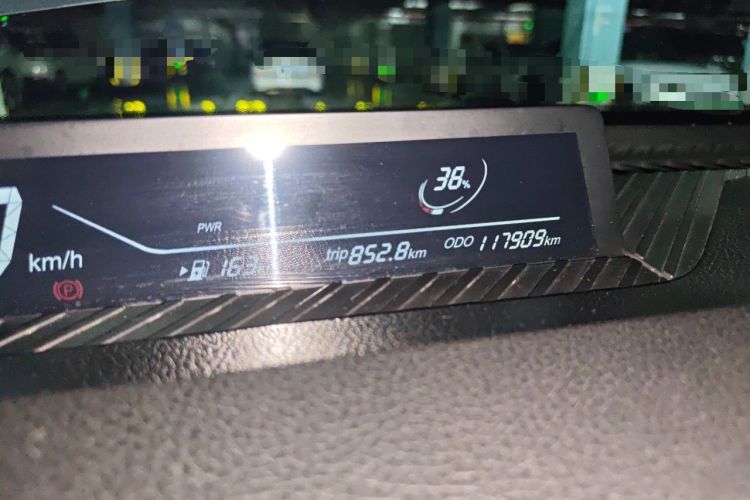 Used NETA V 2022 Chao 400 Lite Odometer Close Up