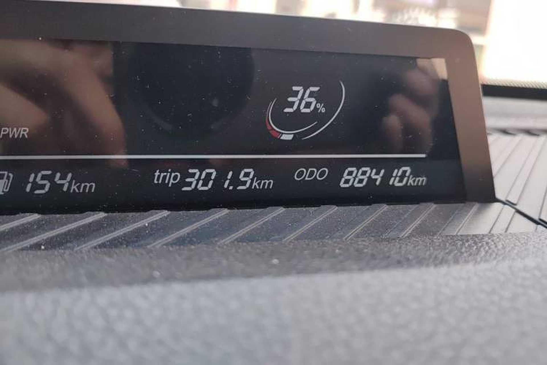 Used NETA V 2022 Chao 400 Industry Custom Edition Odometer Close Up