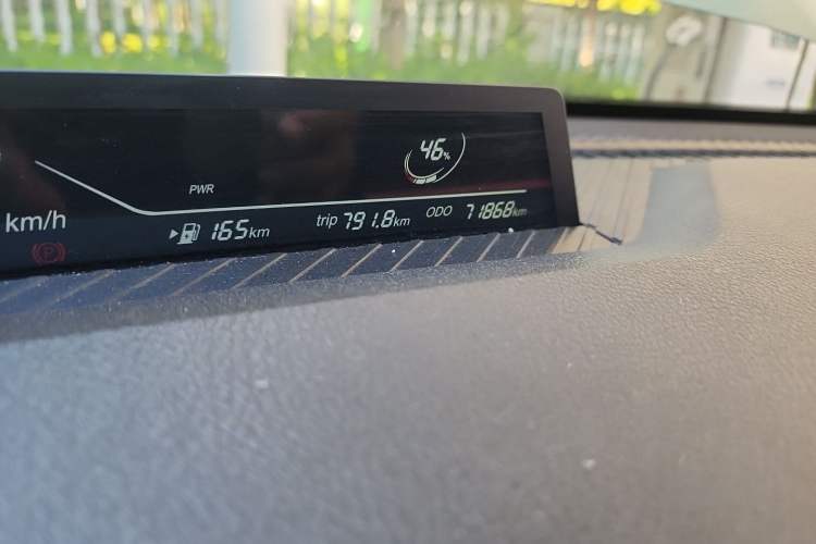 Used NETA V 2022 Chao 400 Lite Odometer Close Up