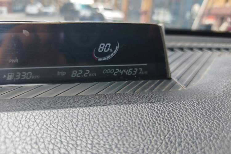 Used NETA V 2022 Chao 400 Lite Odometer Close Up