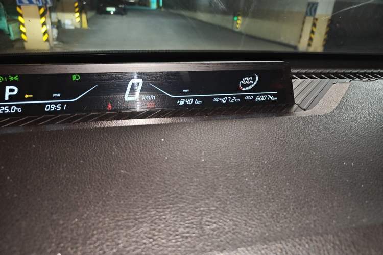Used NETA V 2022 Chao 400 Lite Odometer Close Up