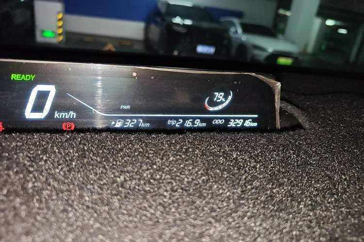 Used NETA V 2022 Chao 400 Lite Odometer Close Up