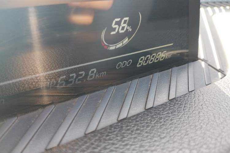 Used NETA V 2022 Chao 400 Lite Odometer Close Up