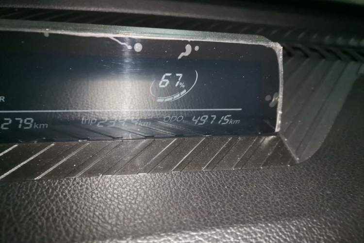 Used NETA V 2022 Chao 400 Lite Odometer Close Up
