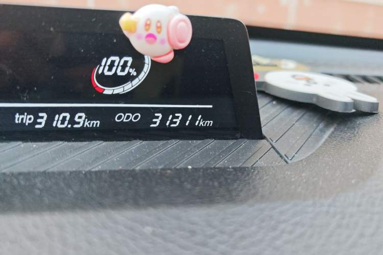 Used NETA V 2022 Chao 400 Lite Odometer Close Up