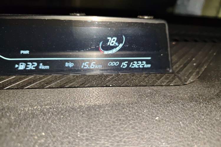 Used NETA V 2022 Chao 400 Lite Odometer Close Up
