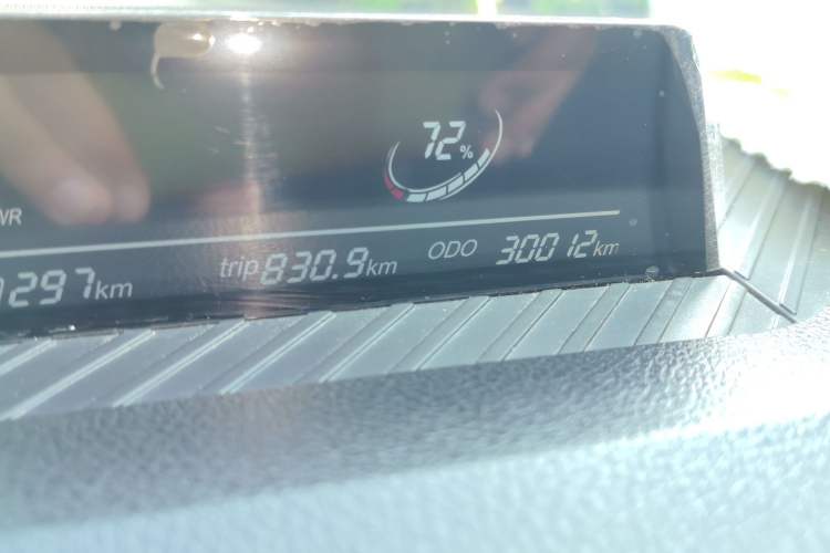 Used NETA V 2022 Chao 400 Lite Odometer Close Up