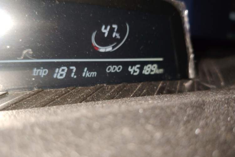 Used NETA V 2022 Chao 400 Lite Odometer Close Up