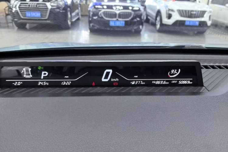 Used NETA V 2022 Chao 400 Lite Odometer Close Up