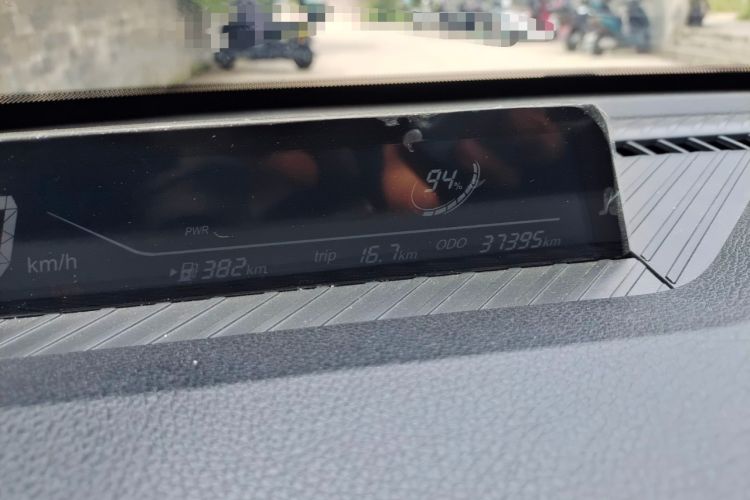 Used NETA V 2022 Chao 400 Lite Odometer Close Up