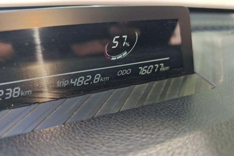 Used NETA V 2022 Chao 400 Lite Odometer Close Up