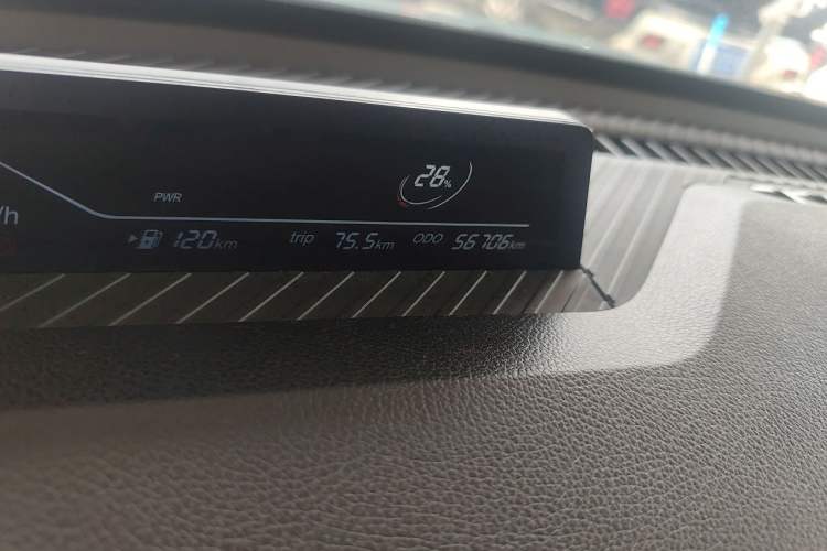 Used NETA V 2022 Chao 400 Odometer Close Up