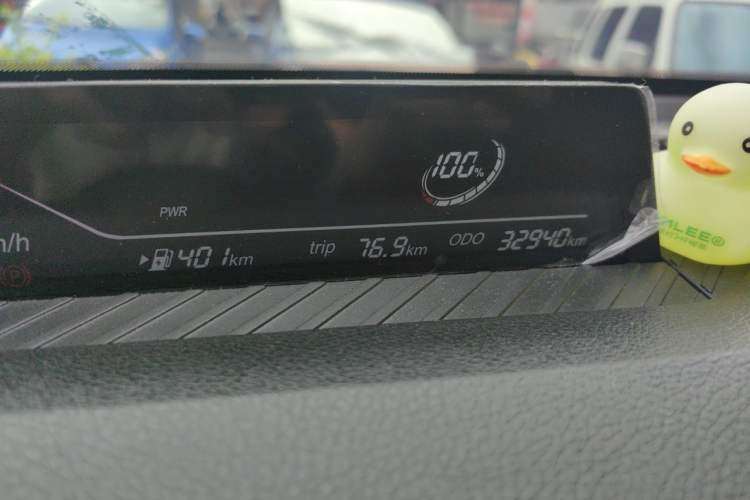 Used NETA V 2022 Chao 400 Lite Odometer Close Up