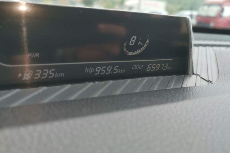 Used NETA V 2022 Chao 400 Lite Odometer Close Up