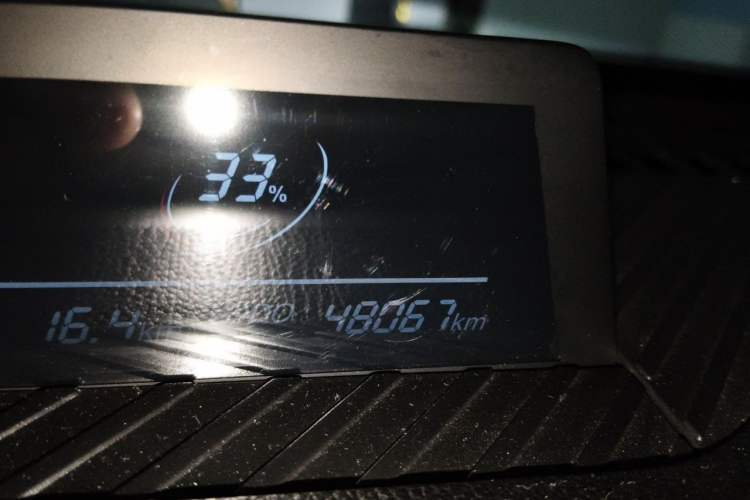 Used NETA V 2022 Chao 400 Lite Pink Custom Edition Odometer Close Up