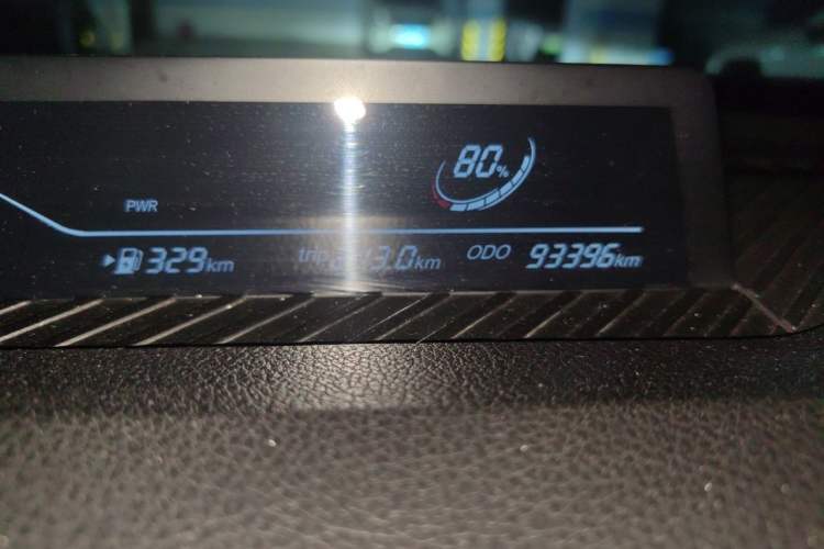 Used NETA V 2022 Chao 400 Lite Pink Custom Edition Odometer Close Up
