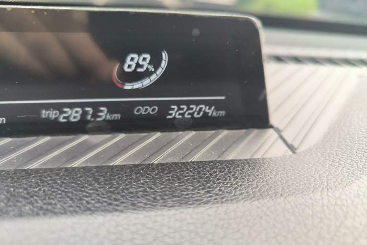Used NETA V 2022 Chao 400 Lite Pink Custom Edition Odometer Close Up