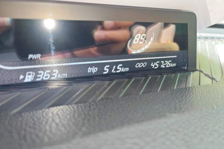 Used NETA V 2022 Chao 400 Lite Pink Custom Edition Odometer Close Up