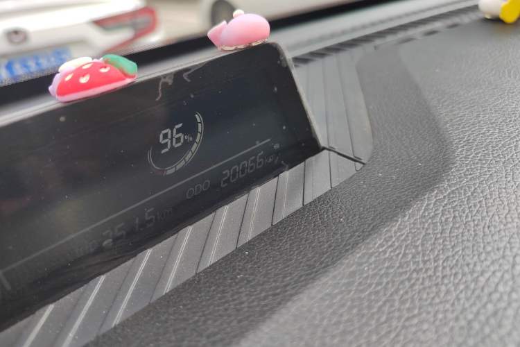 Used NETA V 2022 Chao 400 Lite Pink Custom Edition Odometer Close Up