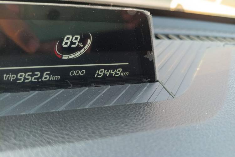 Used NETA V 2022 Chao 400 Lite Pink Custom Edition Odometer Close Up