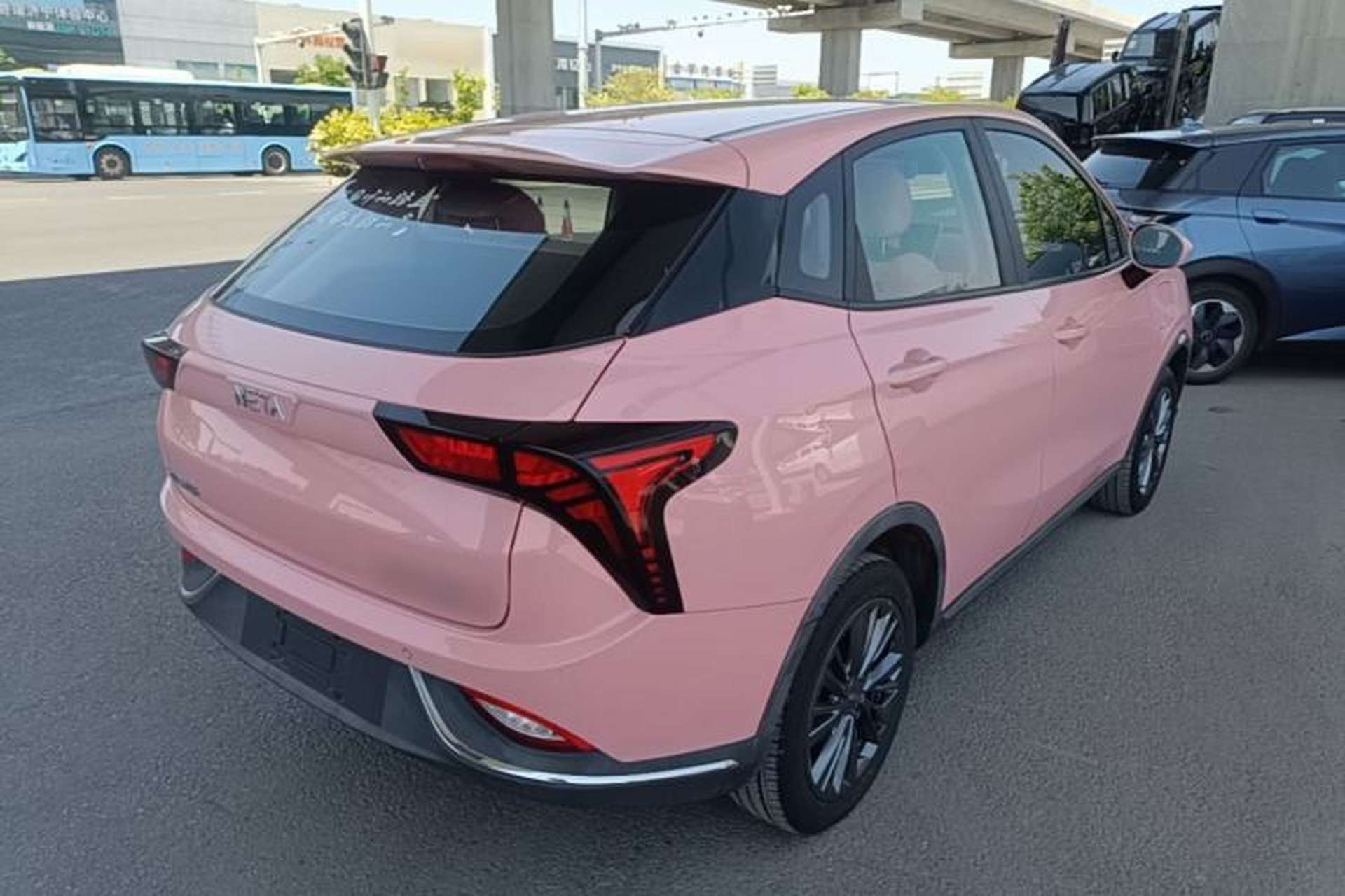 Used NETA V 2022 Chao 400 Lite Pink Custom Edition Rear Right 45 Deg