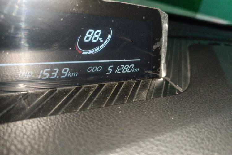 Used NETA V 2022 Chao 400 Lite Pink Custom Edition Odometer Close Up