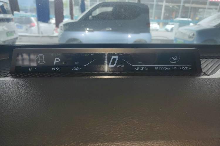 Used NETA V 2022 Chao 400 Lite Pink Custom Edition Odometer Close Up