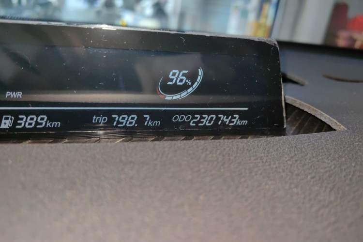 Used NETA V 2022 Chao 400 Lite Odometer Close Up