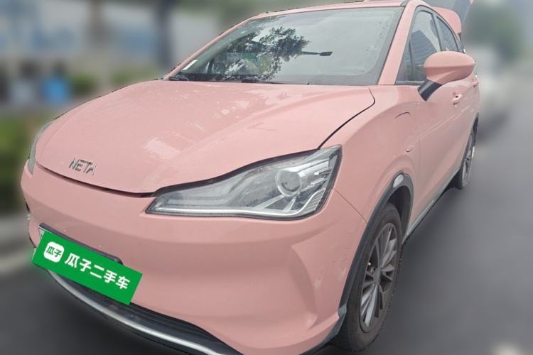 Used NETA V 2022 Chao 400 Lite Pink Custom Edition Guazi used car, China used car export, Used car for sale, Used NETA cars, Cheapest cars for sale, Electric vehicle, New energy car