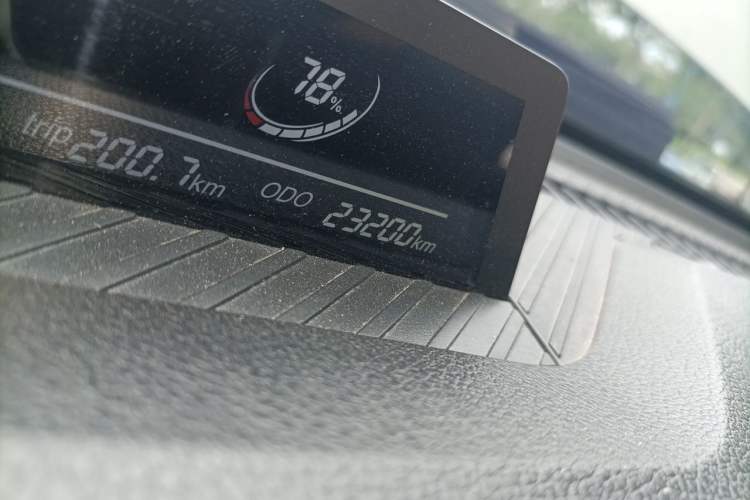 Used NETA V 2022 Chao 400 Lite Odometer Close Up