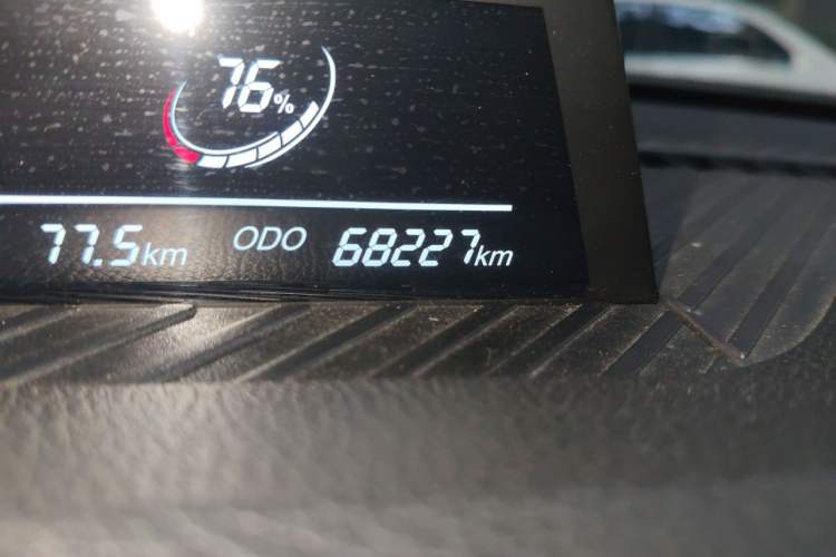 Used NETA V 2022 Pro Long-Range Smart Edition Odometer Close Up