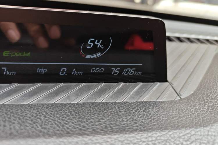 Used NETA V 2022 Chao 400 Lite Odometer Close Up