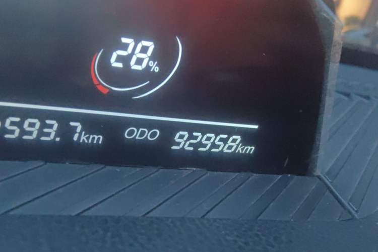 Used NETA V 2022 Long-Range Industry Custom Edition Odometer Close Up