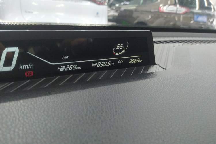 Used NETA V 2022 Chao 400 Lite Odometer Close Up