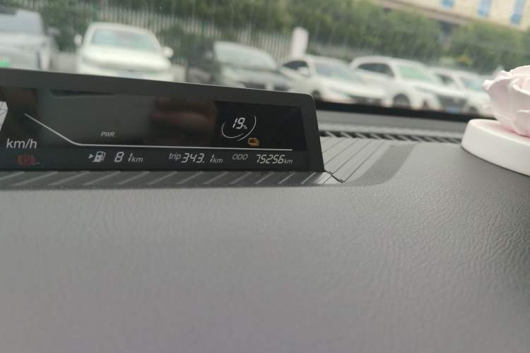 Used NETA V 2022 Long-Range Industry Custom Edition Odometer Close Up