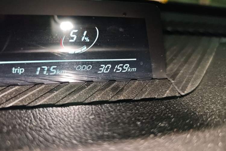Used NETA V 2022 Chao 300 Lite Lithium Iron Phosphate Odometer Close Up