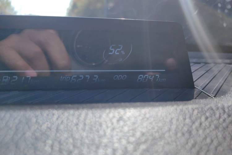 Used NETA V 2022 Chao 400 Lite Odometer Close Up